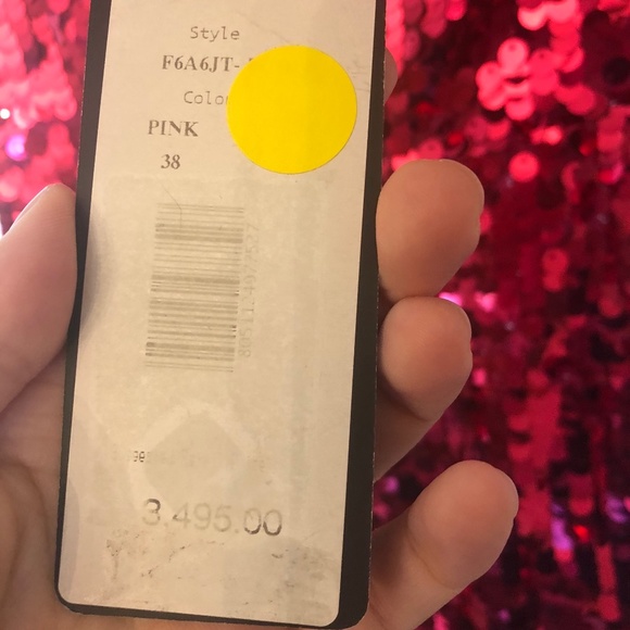 Dolce & Gabbana Fuchsia Sequin Off the Shoulder Dress NWOT MSRP $3495 IT38/US2 - Picture 7 of 12